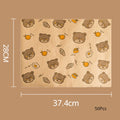 50Pcs Sandwich Wrappers Food Wax Paper Hamburger Fries Bread Baking Oil Paper Wrapping Baking Tools Zpaxo J1713