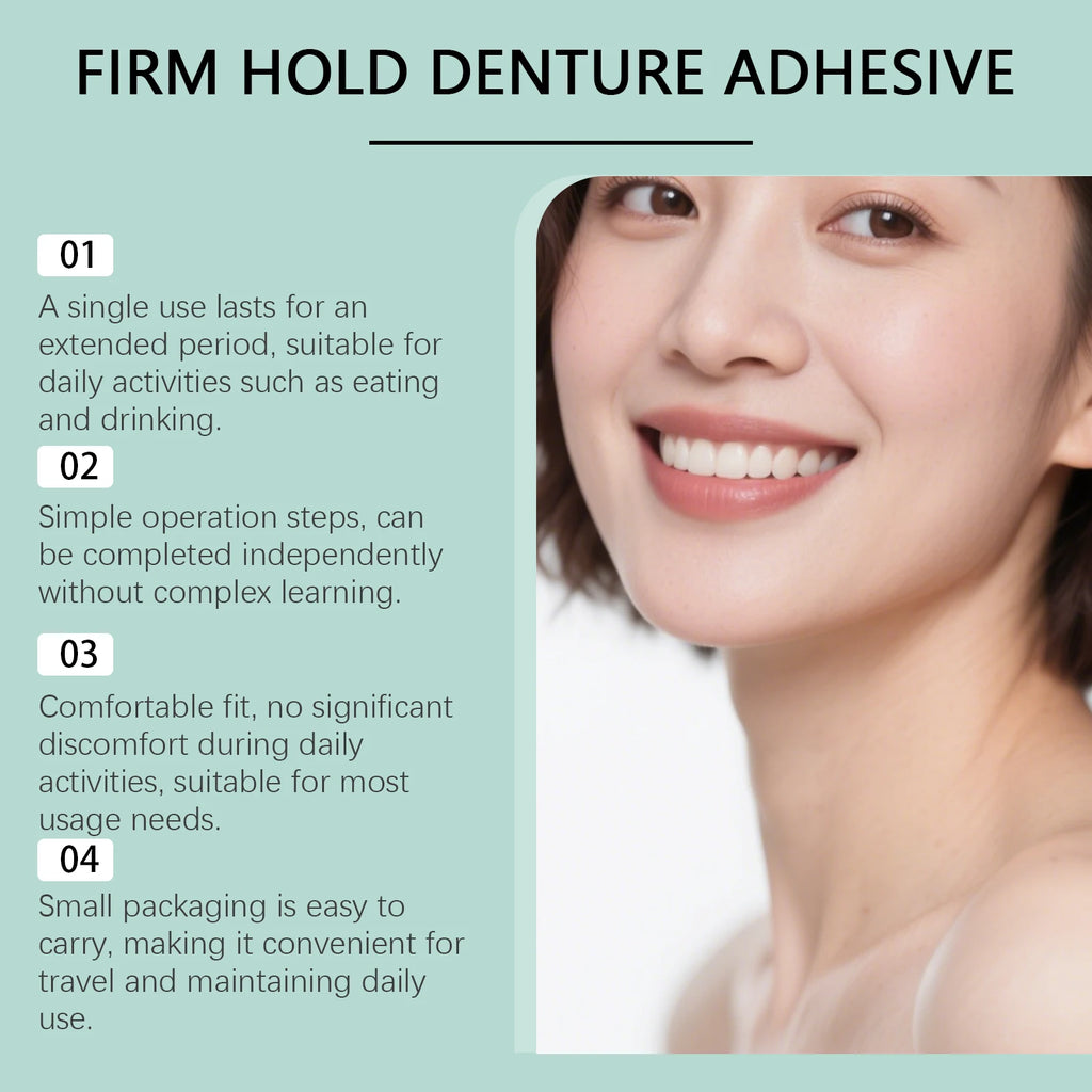 Denture Adhesive Cream – Strong Hold, All-Day Comfortable Fit Denture Adhesive Cream Zpaxo