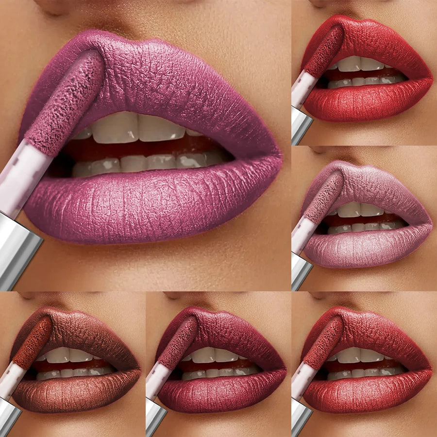 20-colors Glitter Lip Glaze Waterproof Diamond Shimmer Gloss