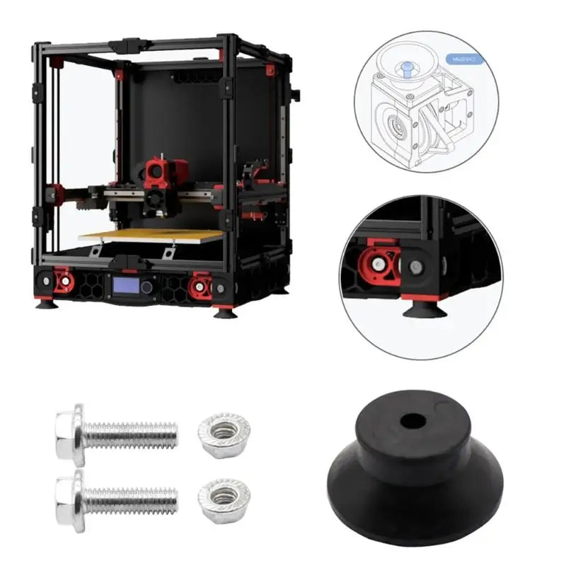 Shock Absorbing 3D Printer Rubber Feet Replacement Part Voron 2 4 Pad Zpaxo
