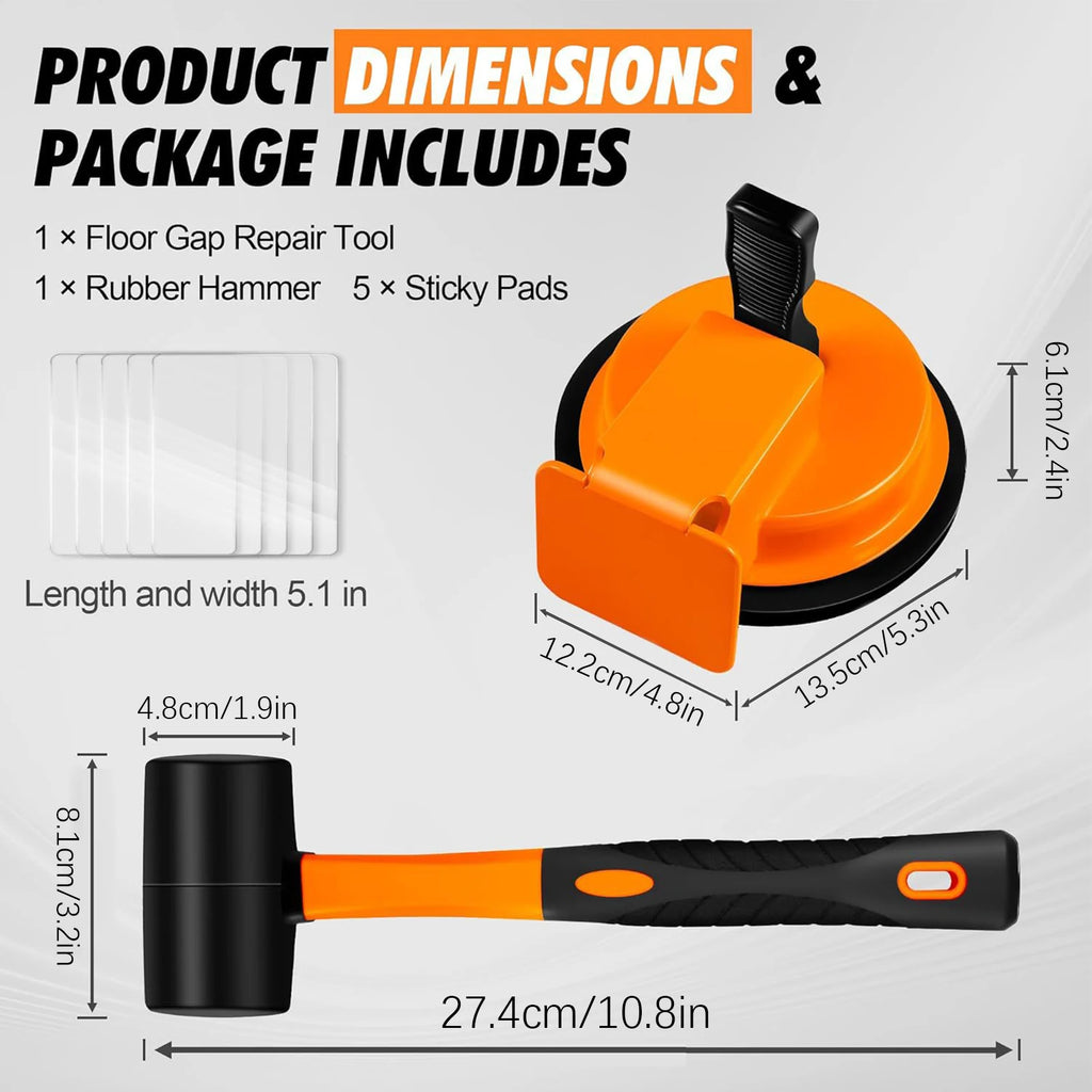Heavy Duty Floor Fixer Tool Suction Cup Vacuum Grabber Tile Slat