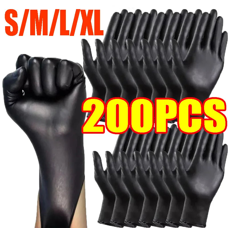 200 Pieces Disposable Gloves Nitrile Gloves Food Grade Cooking Gloves Food Safe Food Grade Safety Glove Tattoo Special Glove Zpaxo
