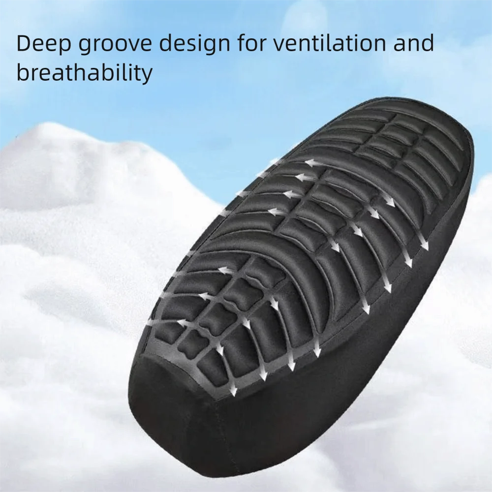 Elasticity 3D Motorcycle Seat Cover Thick Breathable Electric Zpaxo