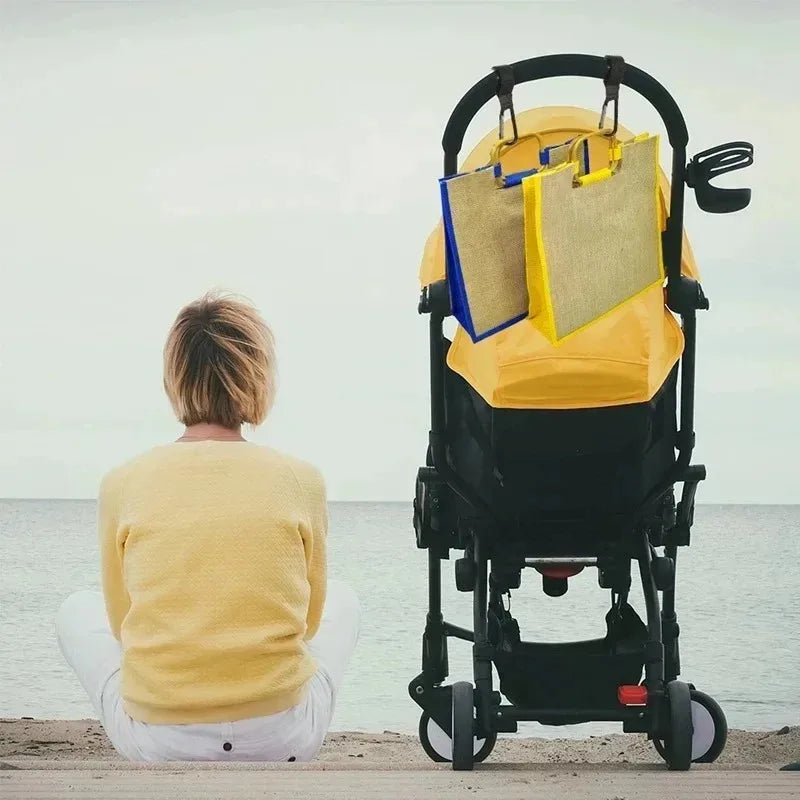 Baby Stroller Hooks – Nylon Carabiner Clips for Diaper Bags