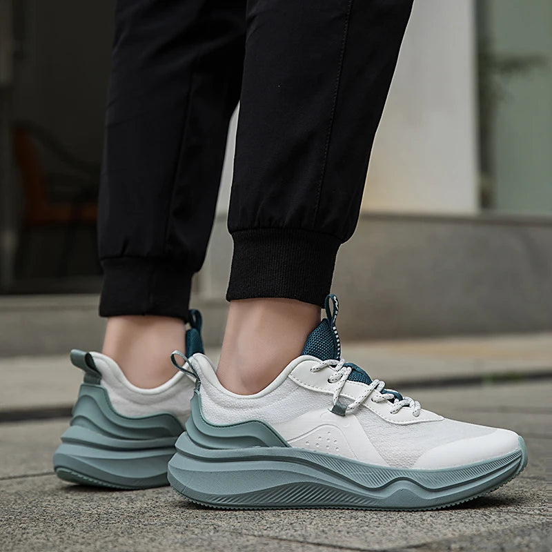 Men's Casual Sneakers Luxury Trainer Shoes Breathable Race Running