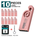 Zsuit 10Pcs 128GB USB Flash Drive Music USB Pendrives 64G 32G Memory Stick Pen Drives USB 4GB 8GB Metal U disk custom Gift Zpaxo usb 3.0-64gb Pink