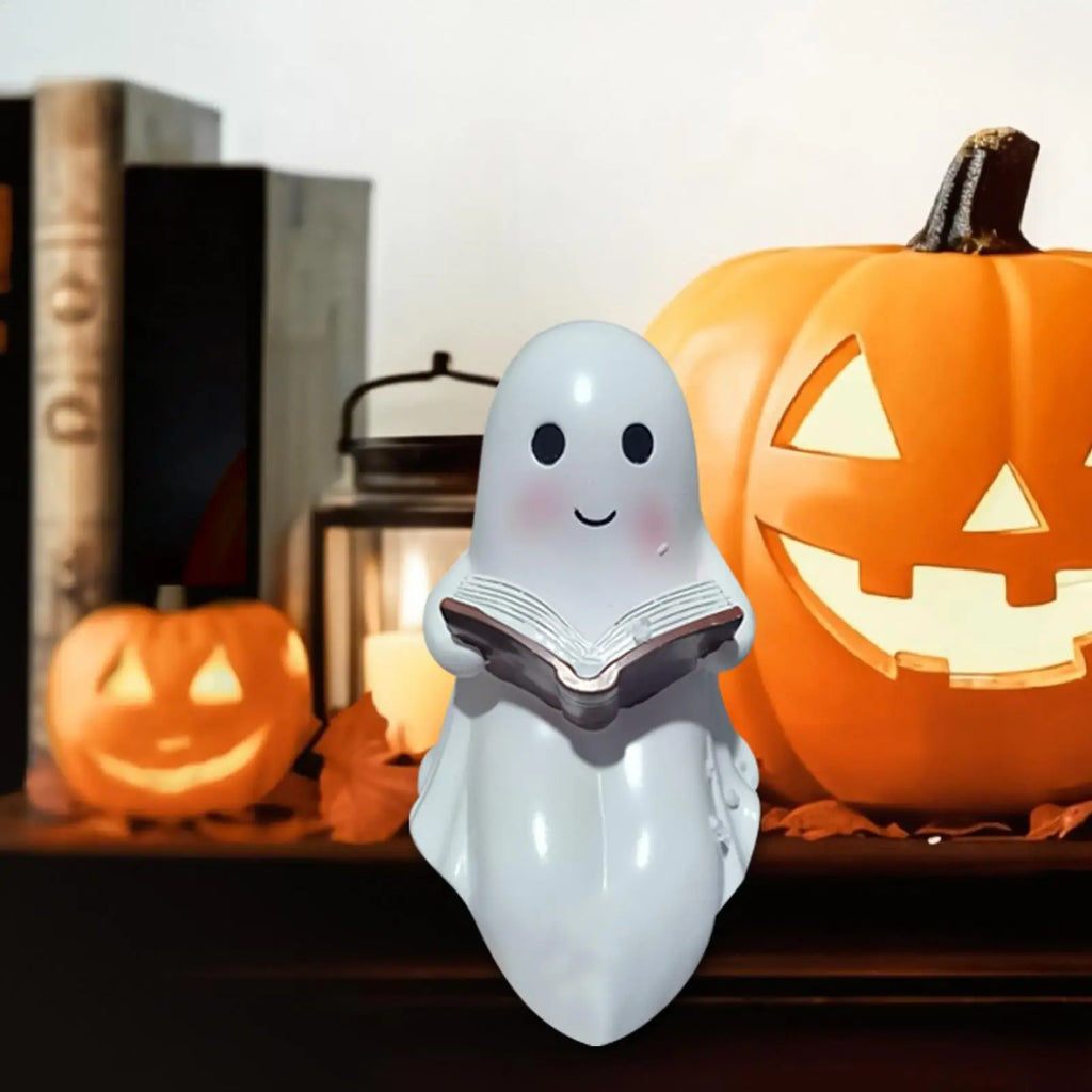 Halloween Ghost Lamp LED Night Light Cute Reading Ornament Bedroom