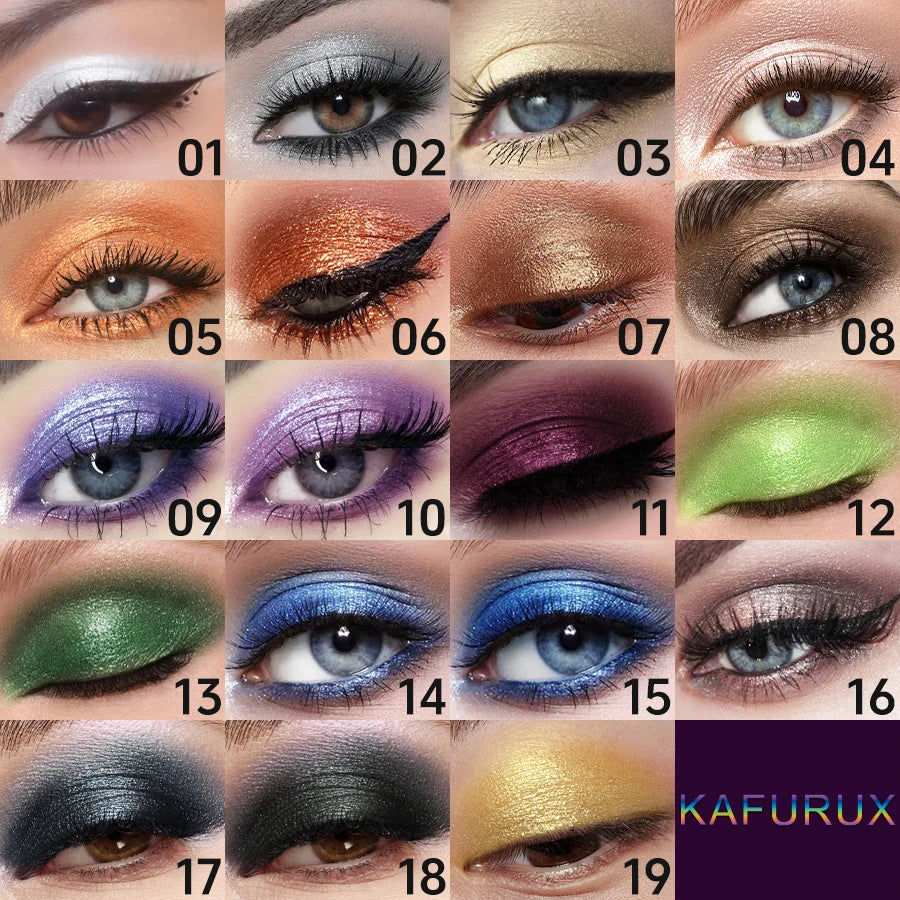 25 Pearl Eyeshadow Stick Waterproof Long Lasting Glitter Matte Eye