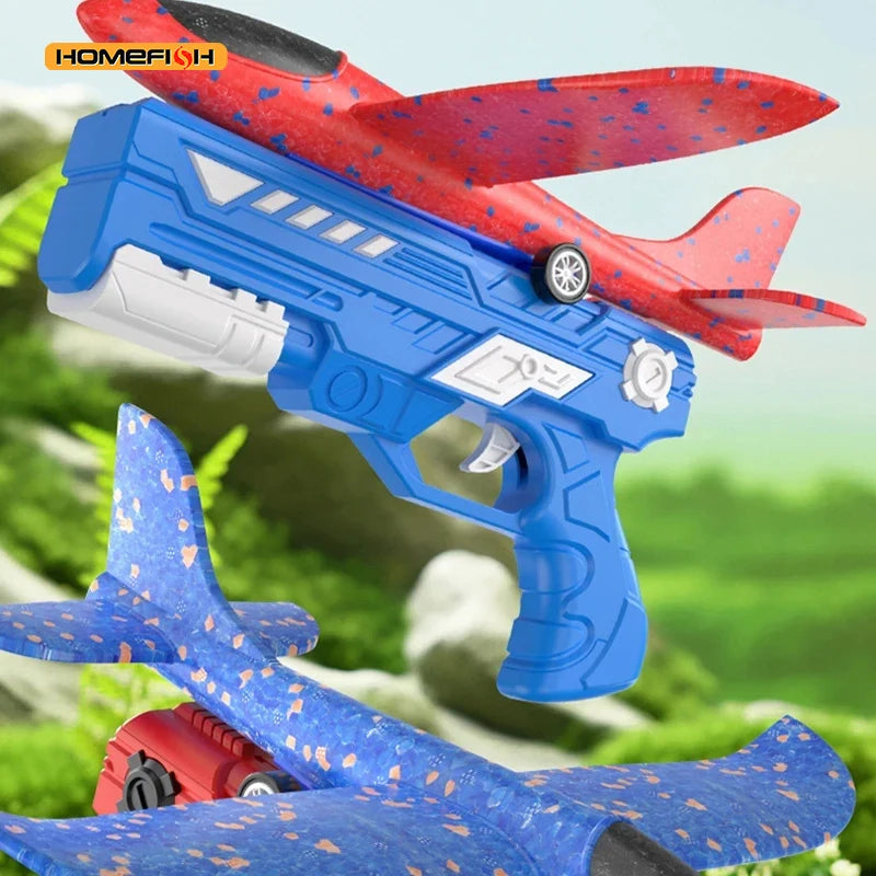 Children's Foam Ejection Aircraft Toys Parent-child Interaction