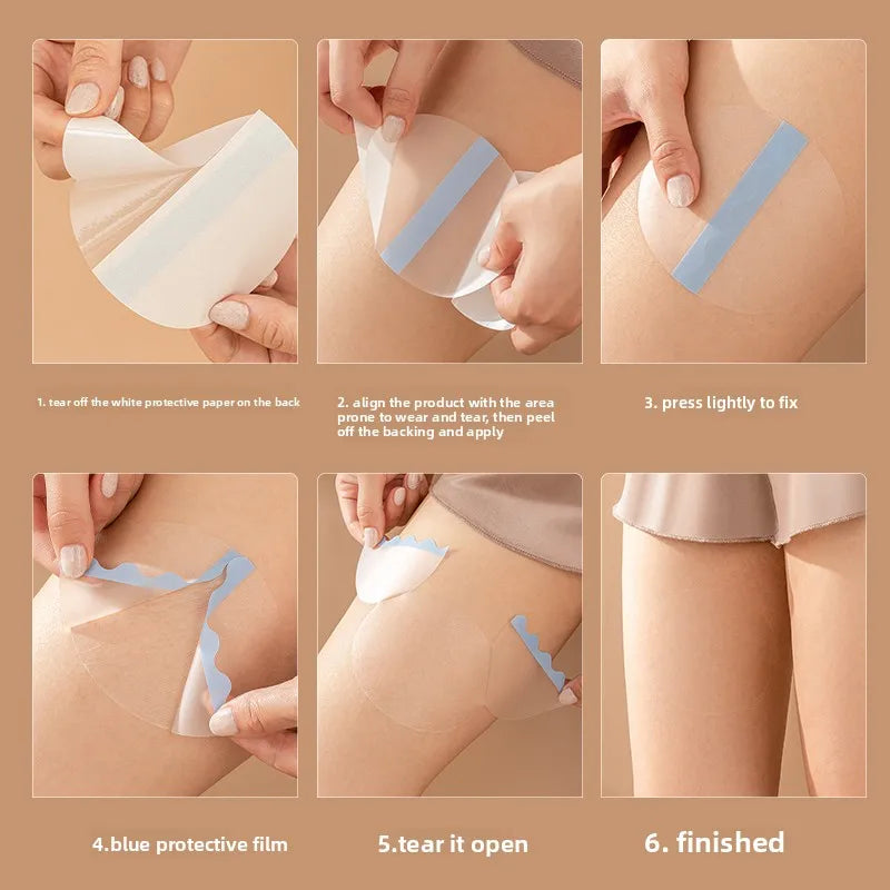 Thigh Anti-chafing Stickers Inner Thighs Invisible Friction Defense