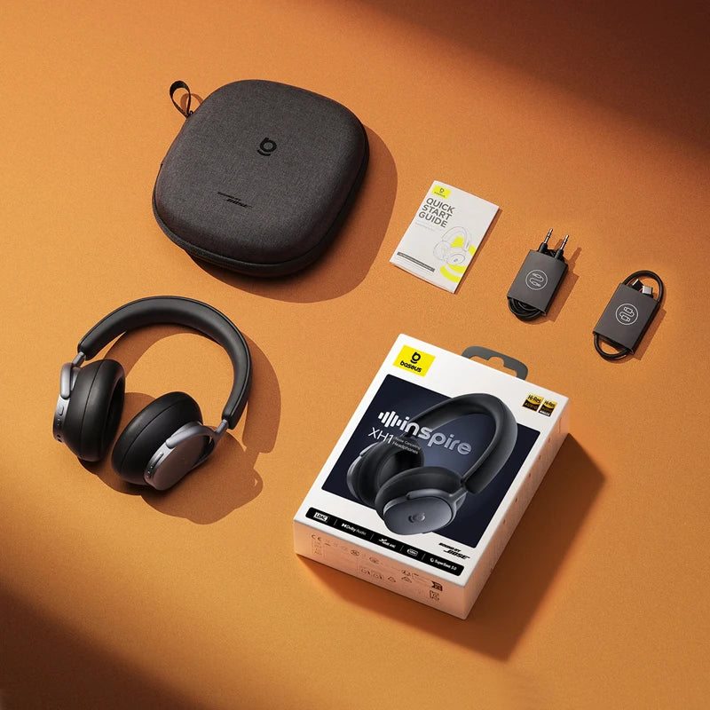 Baseus Inspire XH1 Sound Bose ANC Wireless Headphone Bluetooth 6 1 Zpaxo Cosmic Black China Mainland