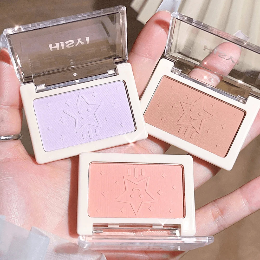 HISYI single color blush palette matte natural brightening complexion single color rouge Zpaxo