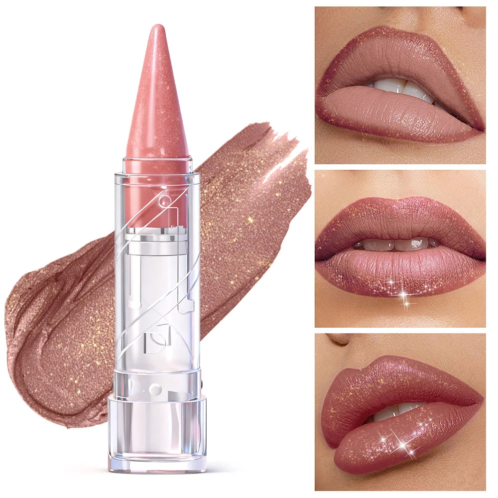 Pearlescent Shiny Lip Gloss Long-lasting Luster Waterproof Sweat Zpaxo