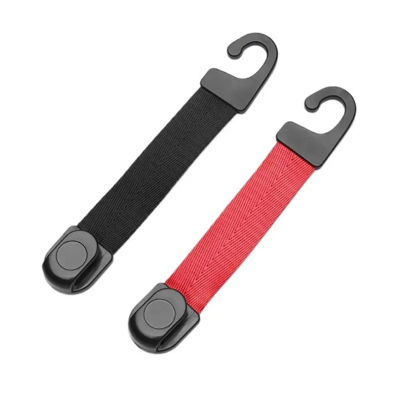 2-Pack Car Seat Webbing Hooks – Bag & Organizer Clip Hangers