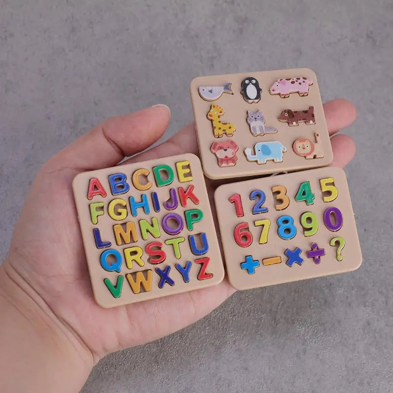 ▶1 Set Miniature Simulation Model Dollhouse Letter Numbers Block Puzzle Sorting Math Bricks Small Ornament Toys For Children Zpaxo without box