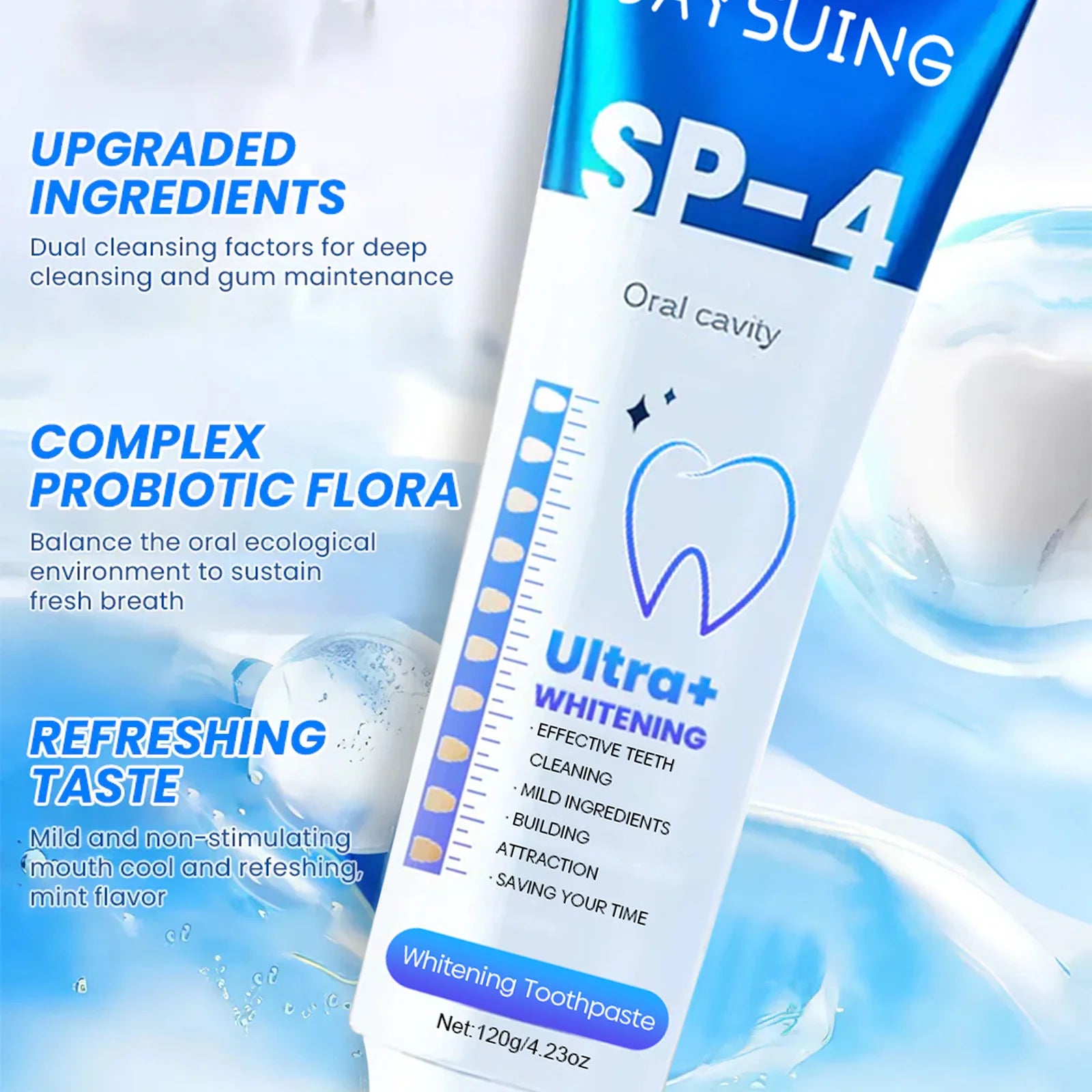 Jaysuing Xylitol Toothpaste – Whitening & Plaque Removal 120g Whitening Toothpaste Zpaxo