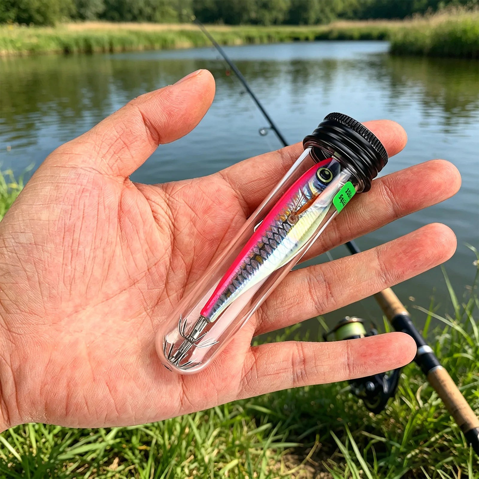 Squid Jig Hook 3D Holographic Eyes Treble Fishing Jigs Cuttlefish