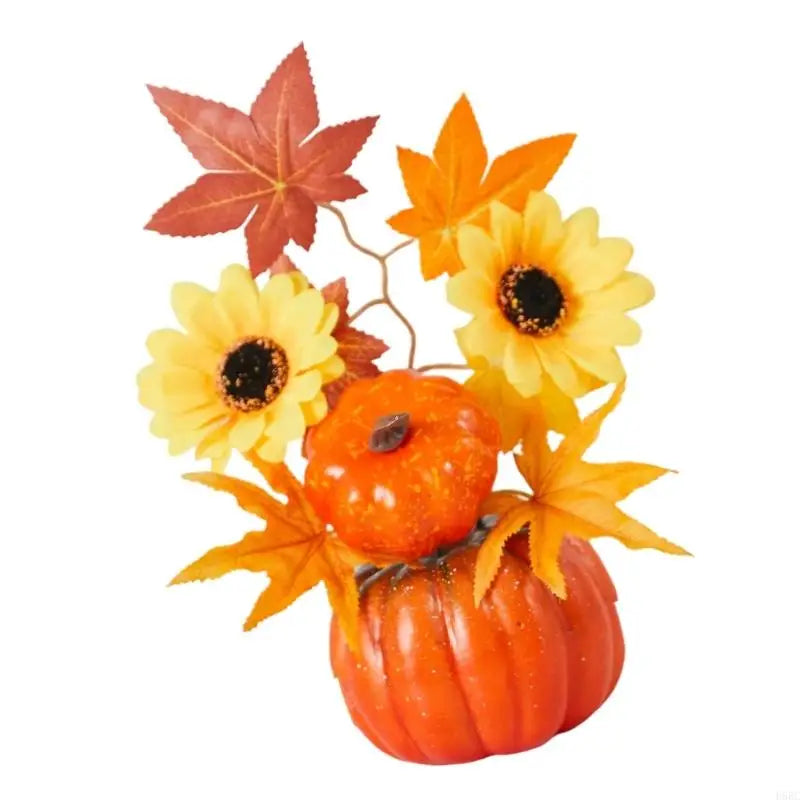 Functional Autumns Maples Pumpkins Decoration Durable Materials