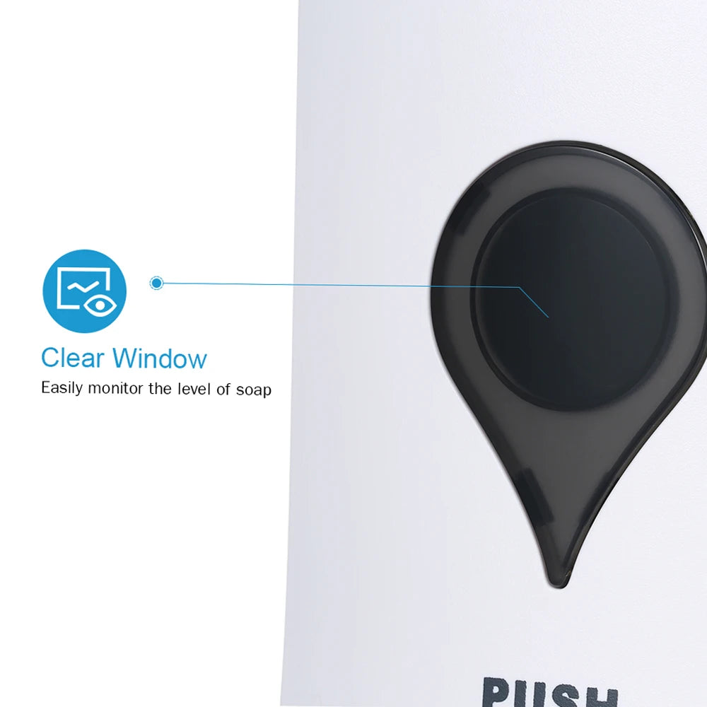1000ml Soap Dispenser Wall Auto Shower Gel Liquid Shampoo Dispenser Holder Washing Hand Device for Home Business Public Places Zpaxo