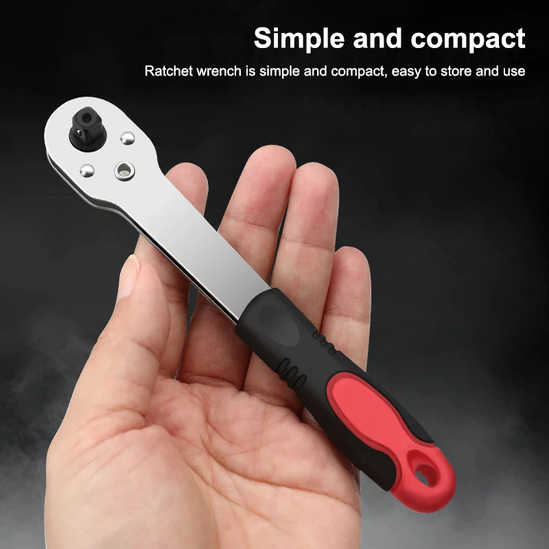 Quick Release 1/4inch Ratchet Wrench, Reversible Handle for House Enhancement and Automotive Servicing. Zpaxo