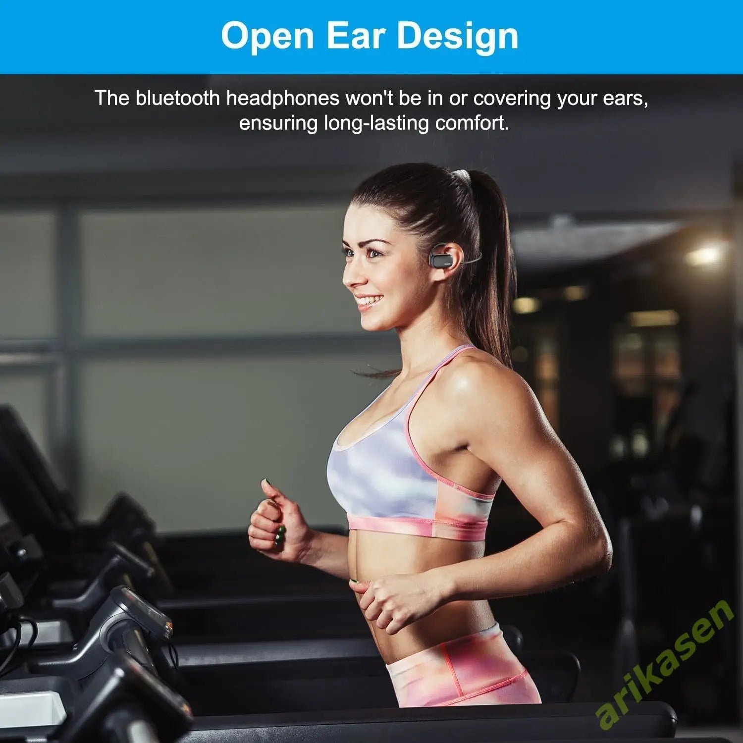Bluetooth Headsets Microphone Boom Noise Canceling Hands Call Open