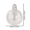55cm Giant Inflatable Christmas Ball – PVC Xmas Ornament Decor