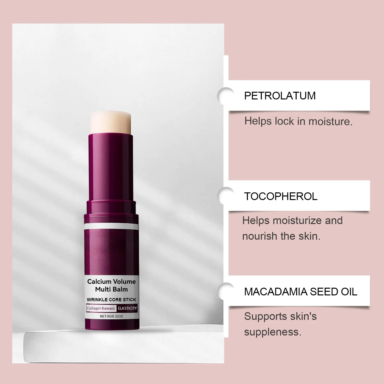 moisturizing skin care stick deeply moisturizes the skin, smooth texture, brightens and moisturizes dry skin care stick, suitabl Zpaxo