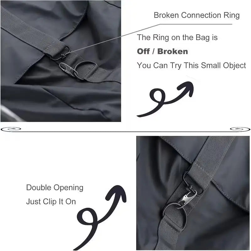 4pcs Zipper Lock Clips – Theft Deterrent & Pull Replacement, Keeps Securely Closed Zpaxo