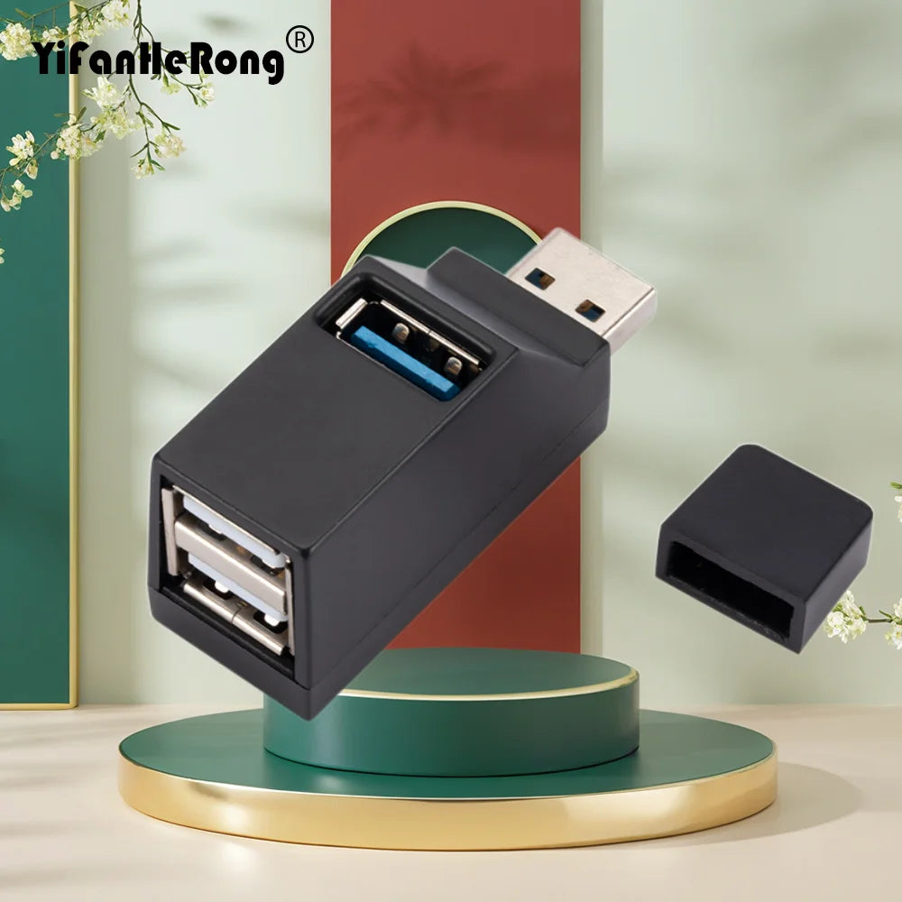 USB 3.0 Multi Port Hub for Macbook Laptop Adapter Hub Extender 3 Ports USB Data Transfer Splitter Box for iPhone Xiaomi PC Zpaxo
