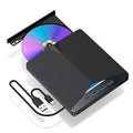 7-in-1 USB 3.0 TypeC External DVD RW CD Writer High-Speed Plug-and-Play for Windows 11/10/8/7/Linux/ OS Zpaxo as show