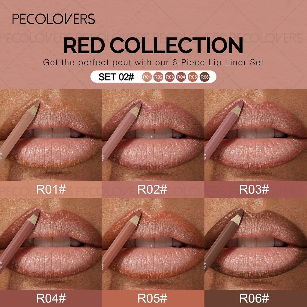 1PC Long-lasting Velvet Matte Lip Liner, Waterproof, Soft Texture, Non-stick Cup,Smooth and Easy To Apply To Create Lip Contours Zpaxo