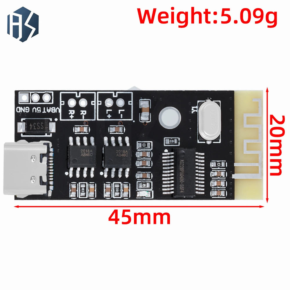 Type-c Wireless Bluetooth MP3 Audio Receiver Board Module BLT 4 2 Zpaxo