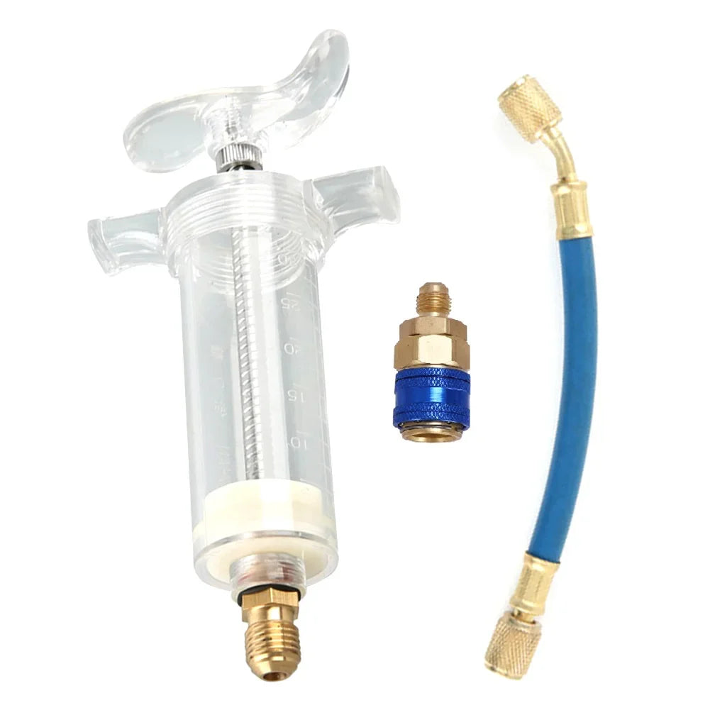 Auto Oil Dye Injector Car Injection Tool 1 4 SAE Refrigerant Fluid