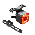 Smart Bicycle Rear Light Auto Start Stop Brake Sensing Induction Waterproof USB Charging Cycling Tail Taillight LED Bike Light Zpaxo Red