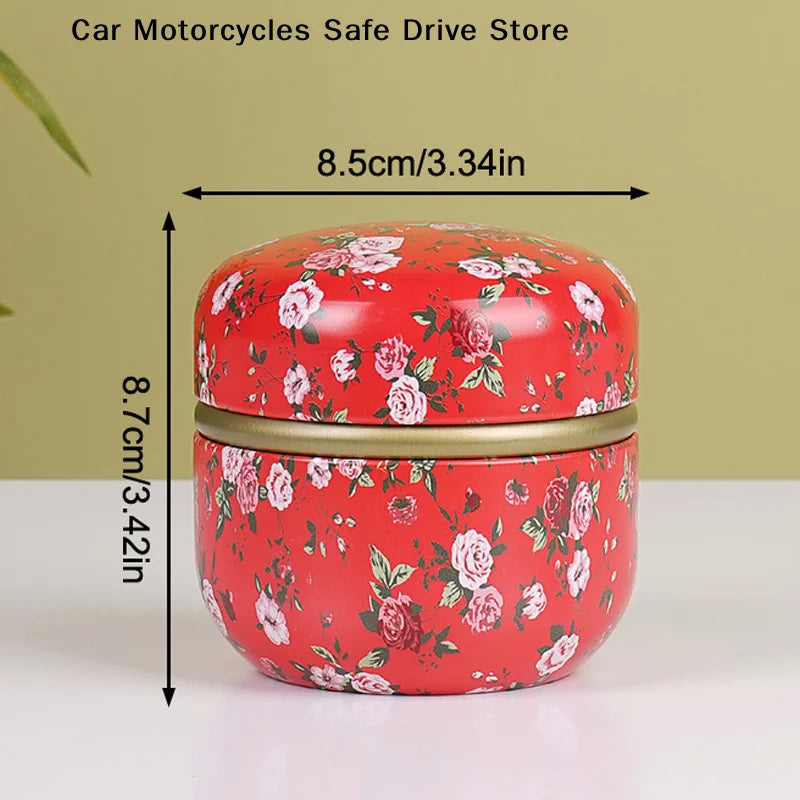 CMSmall Portable Storage Boxes Tea Caddy Box Containers Candle Cans
