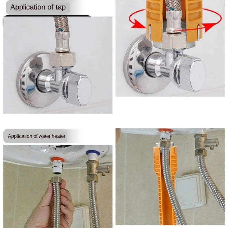 Multi-Functional Sanitary Wrench Pelvic Floor Leading Sleeve Disassembly Faucet Pipe Sink Sanitary Only Installation Tool Zpaxo