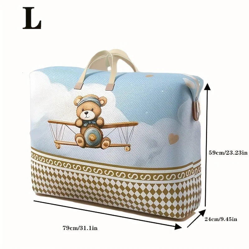 Large Quilt Storage & Travel Bag – Oxford Cartoon Organizer Quilt Storage Bag Zpaxo