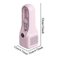 Desk Fan Rechargeable 6-Speed Bladeless Wind Blower Type-C Charging 1500mAh Quiet Personal Misting Fan For Office Home Bedroom Zpaxo China Mainland Red