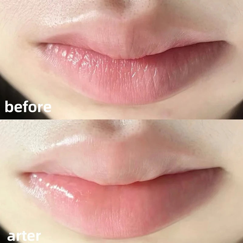 Cat Moisturizing Lip Balm White Blue Tint Crystal Jelly Colored