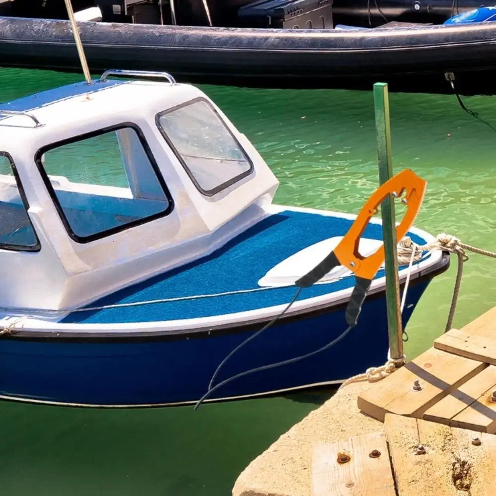 Easy Docking Paracord Canoe Grip Galvanized Steels Portable Brush Clamp Rope Easy Mounting Brush Gripper Camping Zpaxo