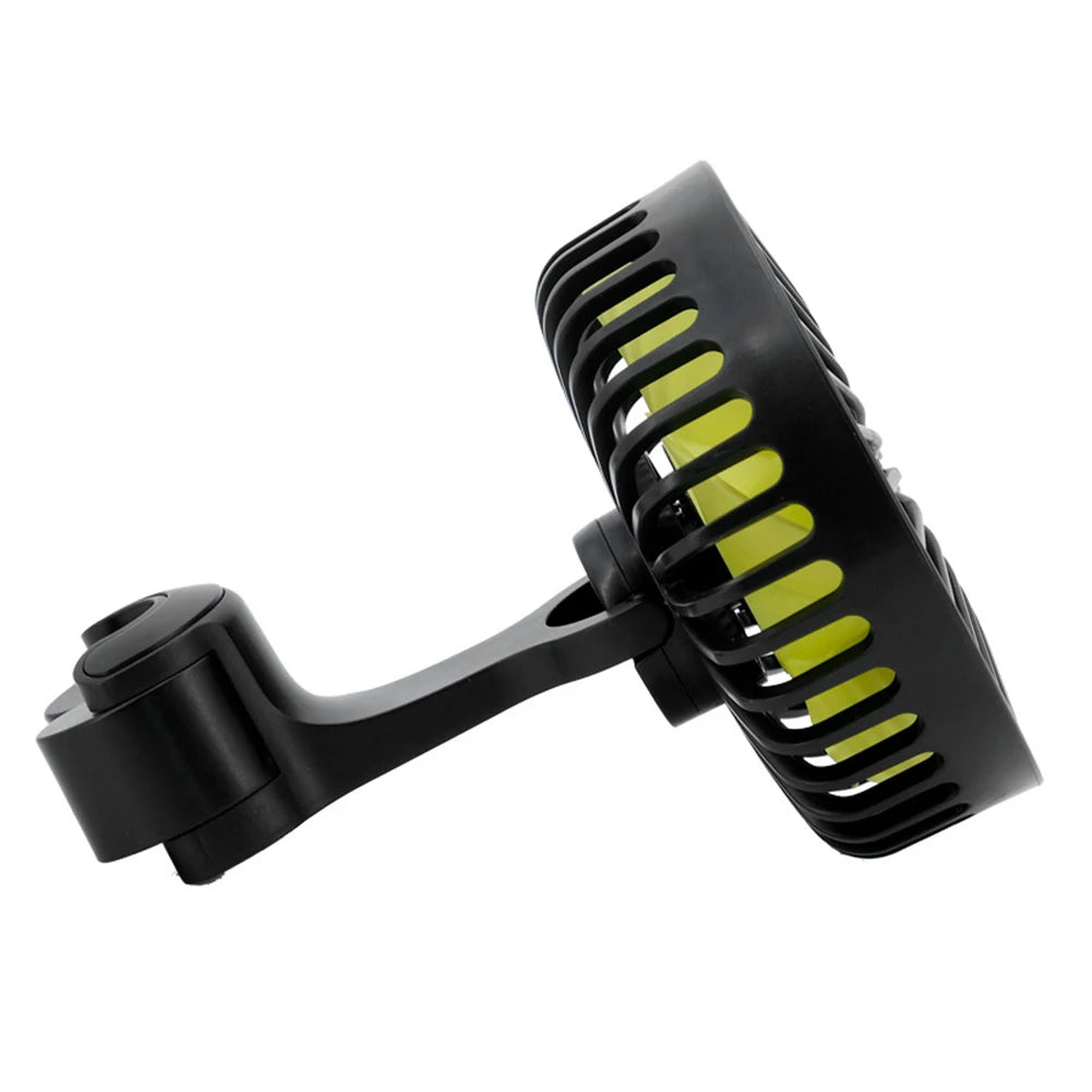 USB Car Cooling Fan 360 Rotatable Backseat Vehicle Rear Headrest Zpaxo