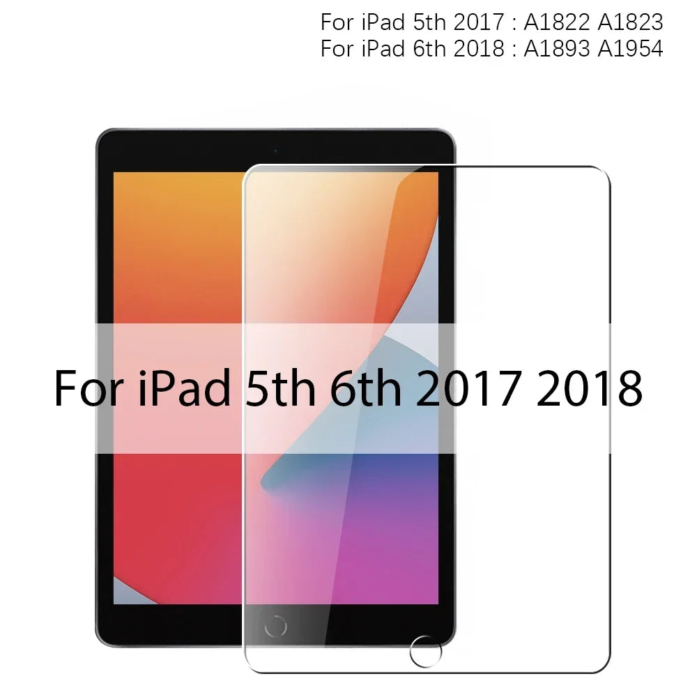 Tempered Glass Screen Protector Ipad 13 12 9 11 6th M4 M2 2024 Air 5 Zpaxo 5th 6th 2017 2018