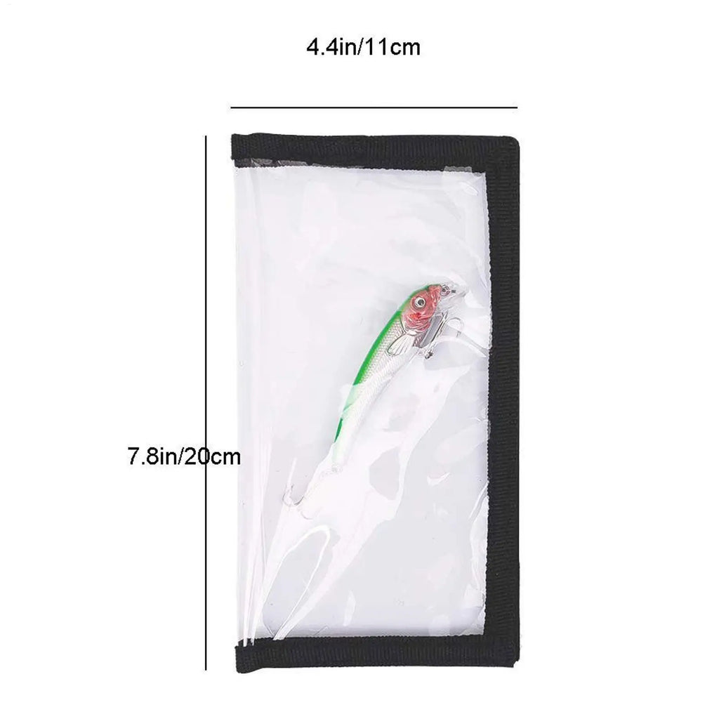 Lure Covers Clear Bait Storage Wrap Lure Wraps for Fishing Rod for Men Angler Hook Bait Storage Saltwater Gear Lake Zpaxo
