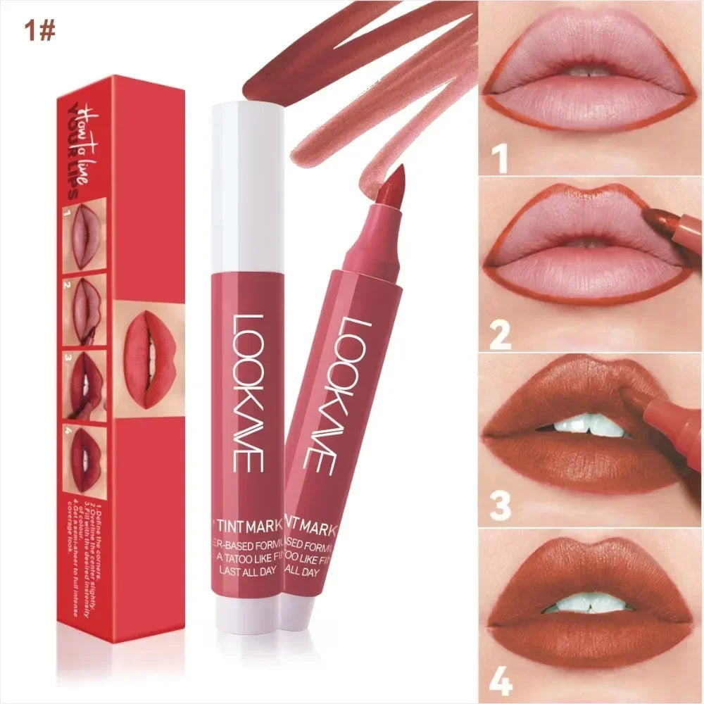 Plump Liquid Lipliner Pen Lasting Lipstick Marker Stick Waterproof Zpaxo