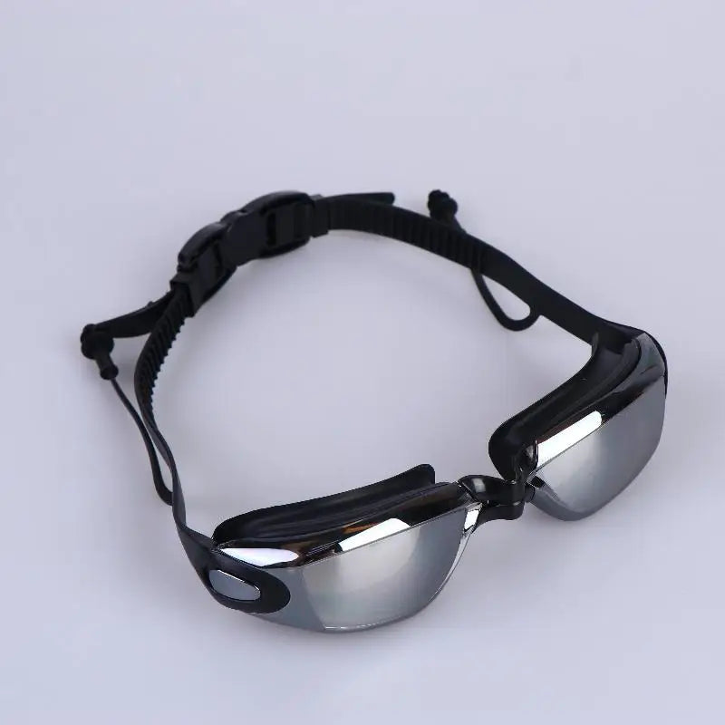 HD Anti-Fog Swimming Goggles – Silver Coated Small Frame