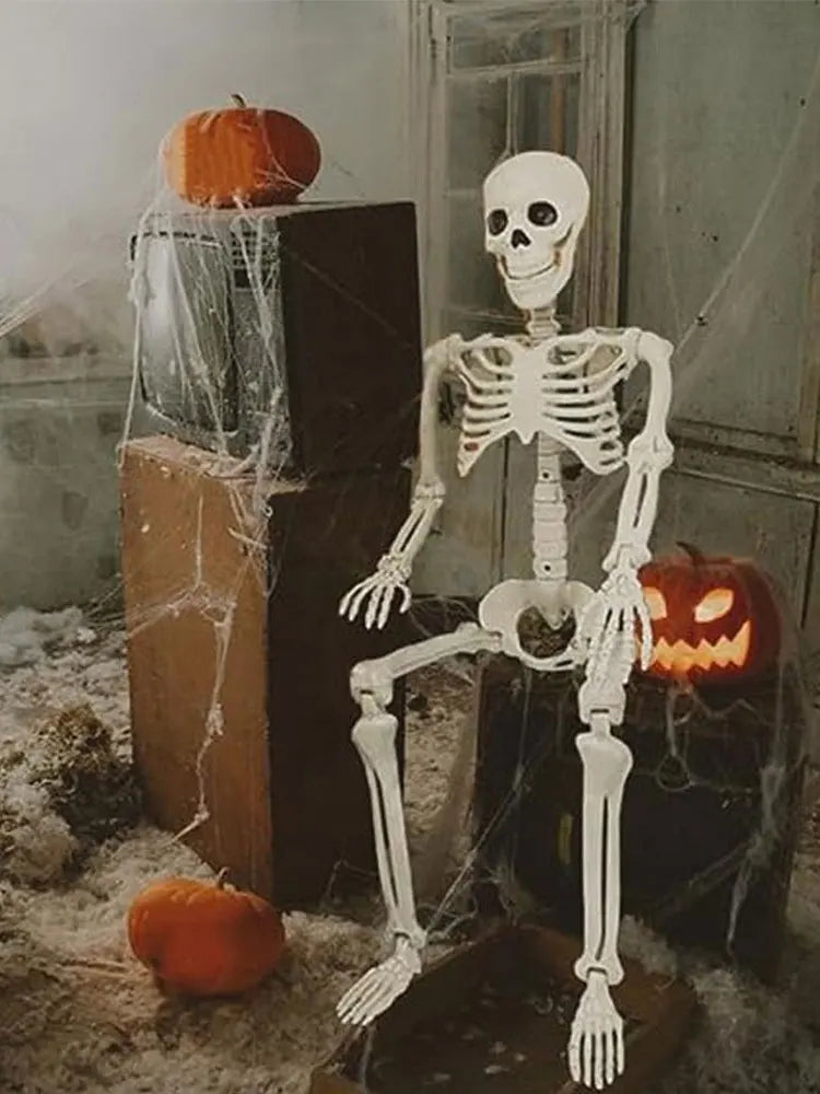 Halloween Skeleton Decoration Full Body Movable Joints Hanging Decor