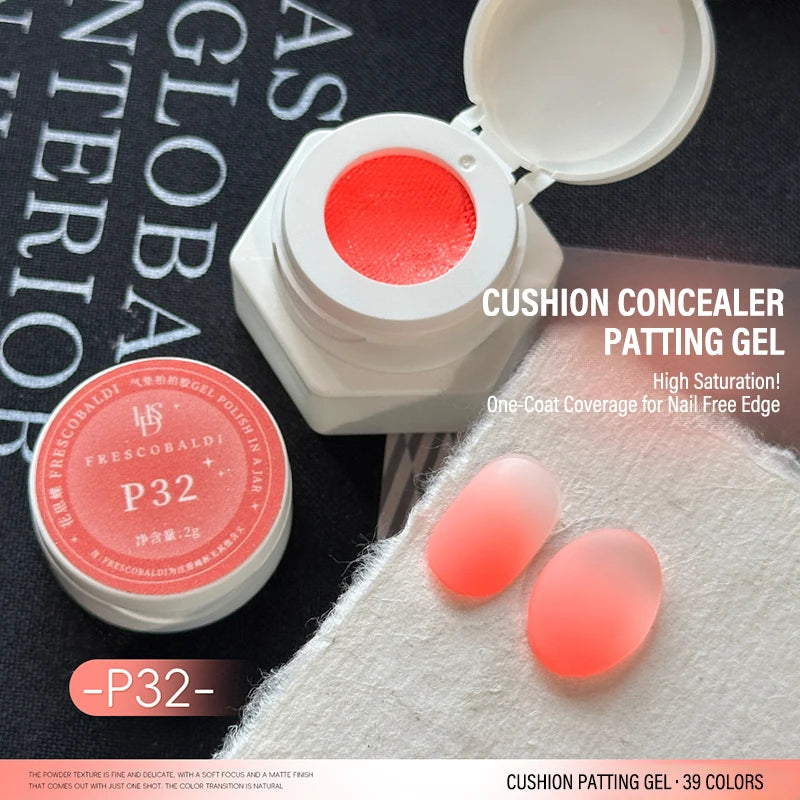 Nail Air Cushion Patting Gel Black Ombre Polish UV LED Gradient Blush
