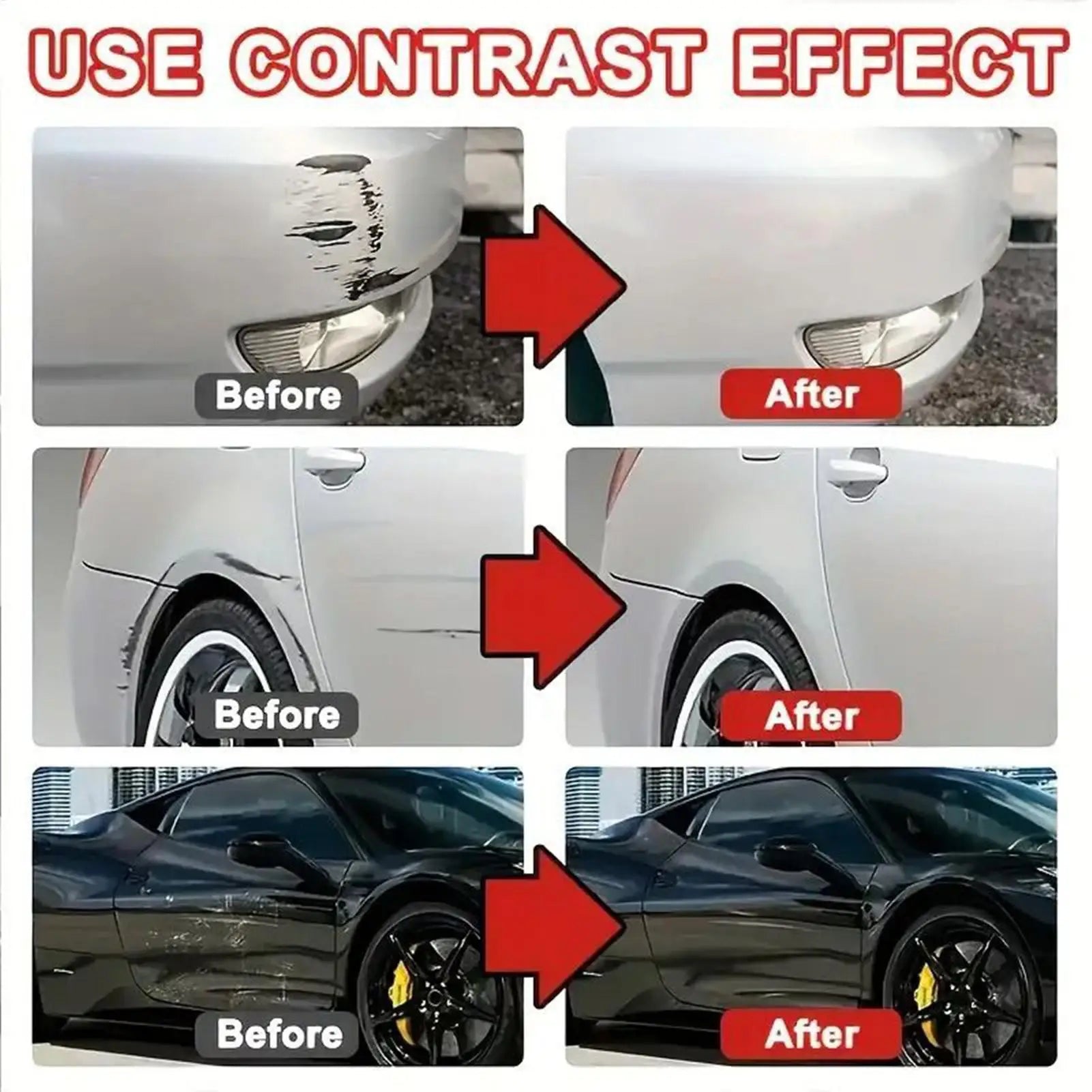 Scratch Repair Vehicles Car Removal Wax Long-lasting Polished Cleaner