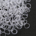 Elasticity Transparent Silicone Rubber Band Mini Bands Soft Elastic