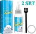 White Shoe Cleaning Cream & Stain Remover with Sponge